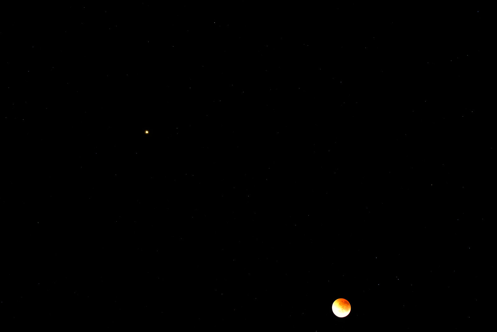 Moon and mars