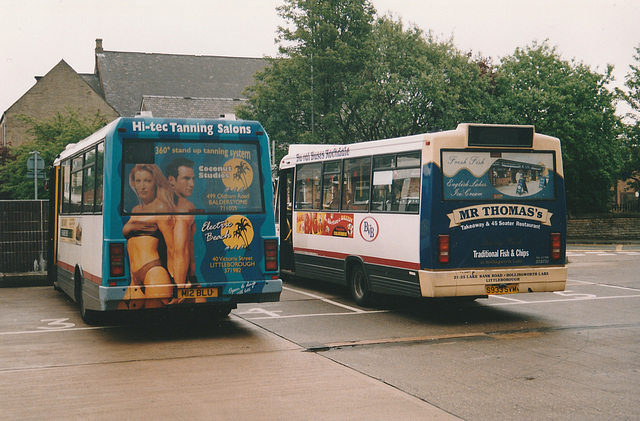 Bu-Val 912 (M12 BLU) and 933 (S933 SVM) in Rochdale – 28 May 2003 (508-18) Bu-Val 912 (M12 BLU) and 933 (S933 SVM) in Rochdale – 28 May 2003 (508-18)