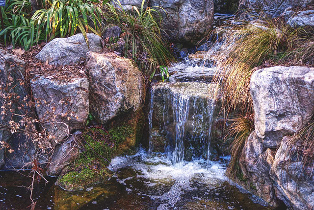 Little Waterfall in the Gardens