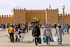 Place d'Oujda au Maroc  .