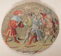 Textile Roundel with a Scene from the Life of St. Martin in the Cloisters, October 2017