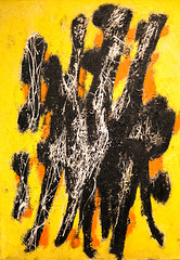 'Black group on Yellow'