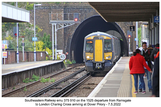 Southeastern  375 910 Dover Priory 7 5 2022