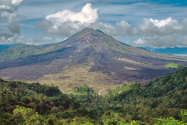 Panoramic view of Gunung Batur