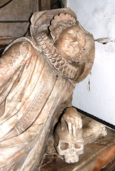 Monument in Little Easton Church, Essex