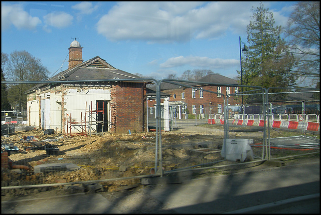 RAF camp demolition