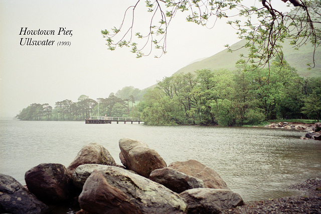 Howtown Pier, Ullswater (Scan from May 1993)