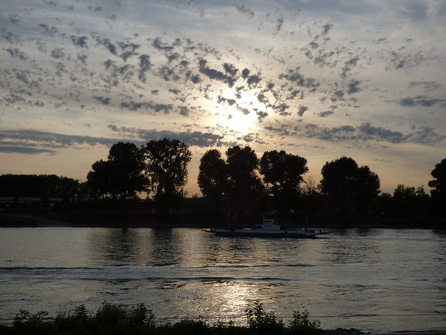 Wolken ziehen vorüber