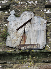 berry pomeroy church, devon  , c17 sundial 1687