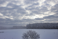 Devant chez nous en hiver