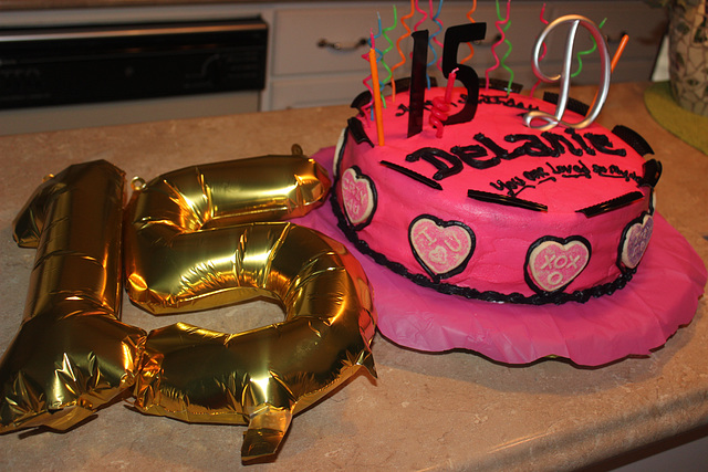 My sweet middle Grand daughter turned 15  Jan 24.... This was just before delivery to her!!