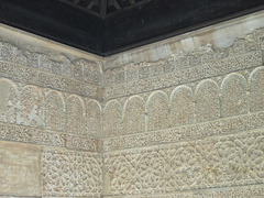 Carved walls.