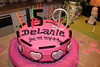 Fifteen now!!!    middle Grand daughter....Jan 24 ... a special treat from her Gran !! 3 chocolate layers inside :)  Yum  Yum !!