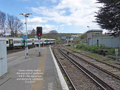 Lewes station platforms 4&5 down end 13 4 2017