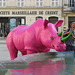 Pink Rhino in Arles  France