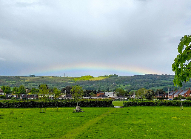 Rainbow over Cleeve