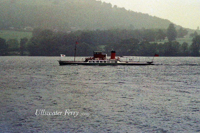 Ullswater Ferry (Scan from May 1993)