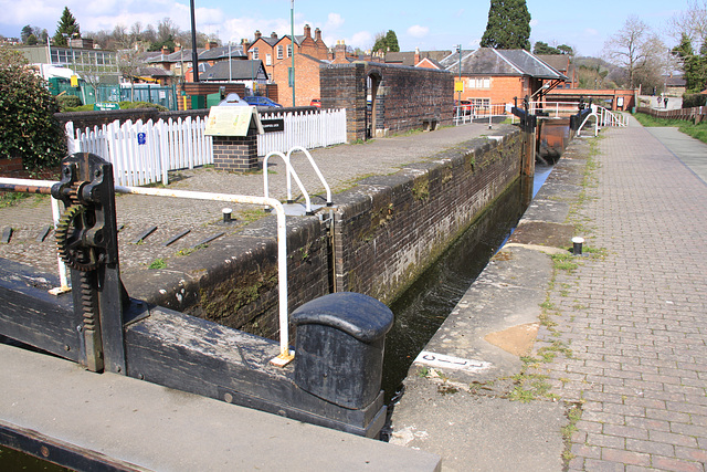 Welshpool Canal lock