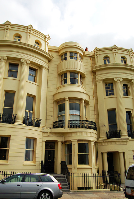 Terrace in Brunswick Square, Hove, East Sussex