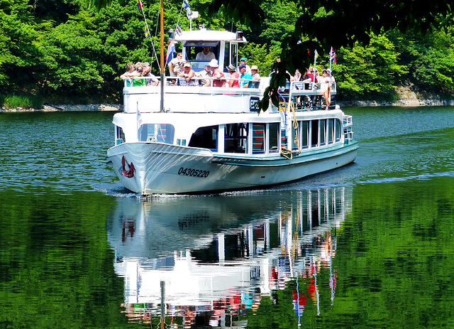 DE - Schleiden - A ship on the Rursee