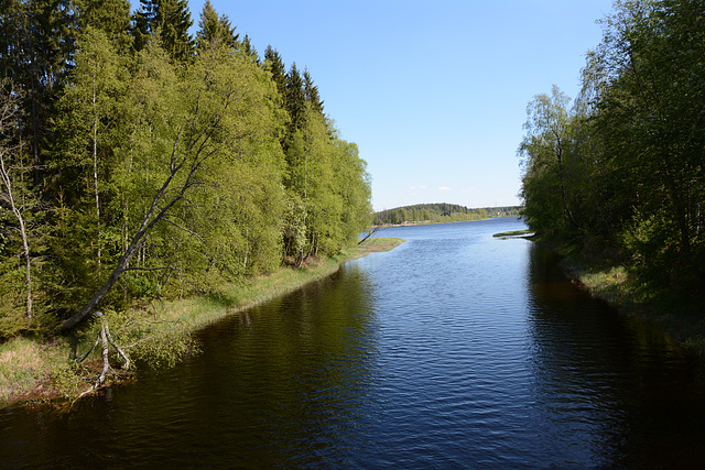 Finland, Oulujoki River Sleeve Between Turkansaari and Siikasaari Islands