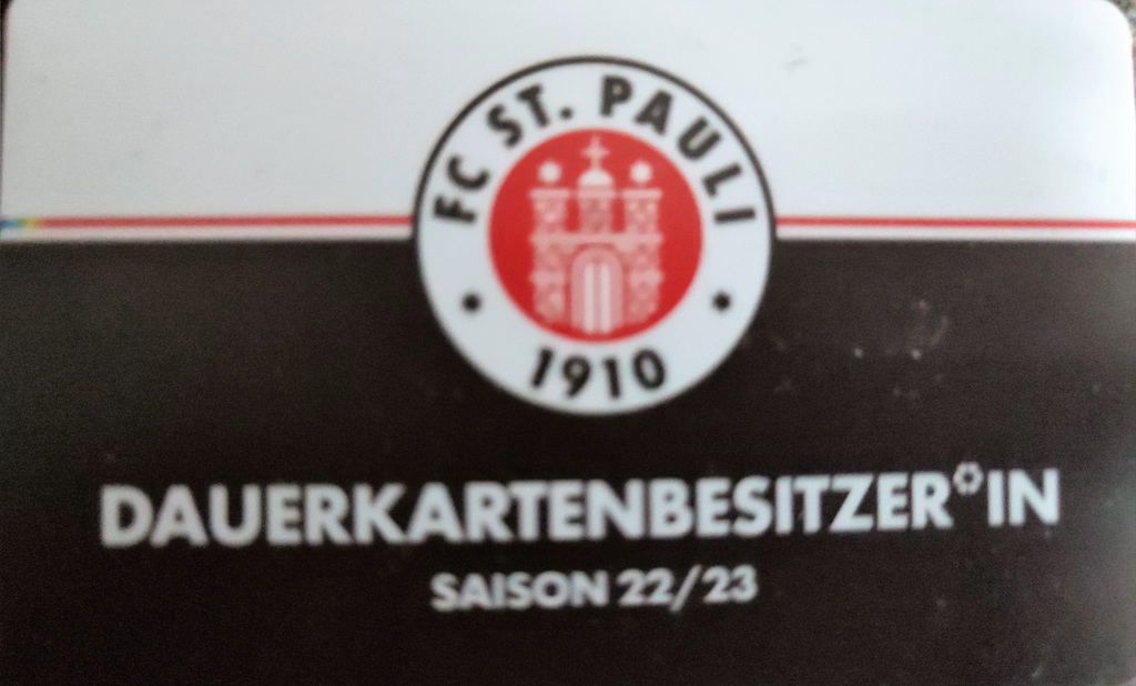 St. Pauli Dauerkarte 2022-2023