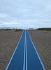 Perspective bleutée vers la plage / Bluish perspective toward the beach