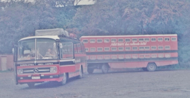 Rotel Tours PA-PA-52 with accommodation trailer in Chester - 17 Sep 1974
