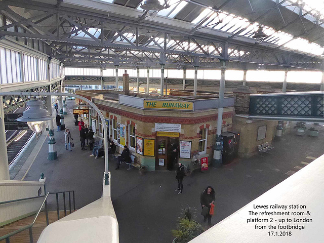 Lewes station refreshment room platform 2 17 1 2018