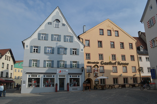 Füssen, Gasthof Krone on Brunnengasse