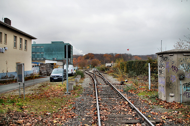 Werksbahngleis am Schmiedinghafen (Hafen Dortmund) / 3.12.2022