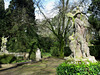 Statues in the garden.