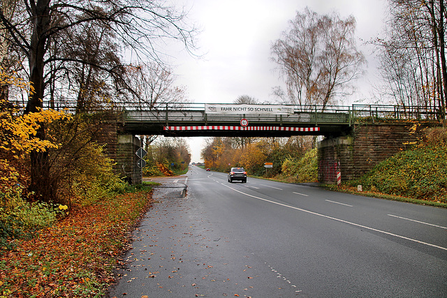 Werver Mark, alte Zechenbahnbrücke (Kamen-Heeren-Werve) / 25.11.2017