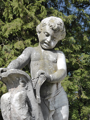 Brunnenfigur im Schacky-Park