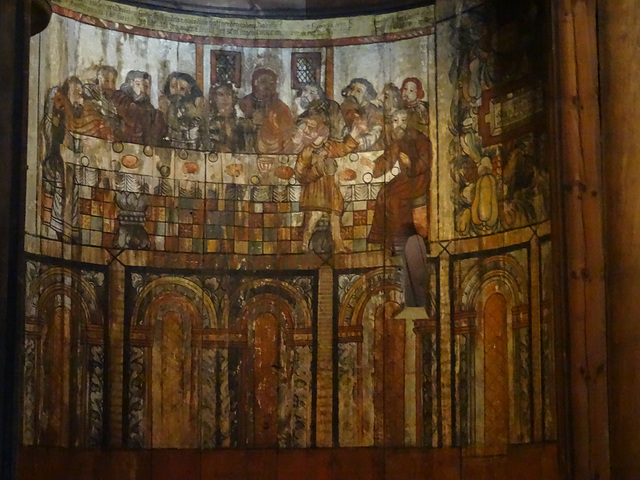 Religious art in the church Norwegian Folk Museum