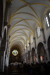 Bethlehem, Interior of the Church of St. Catherine