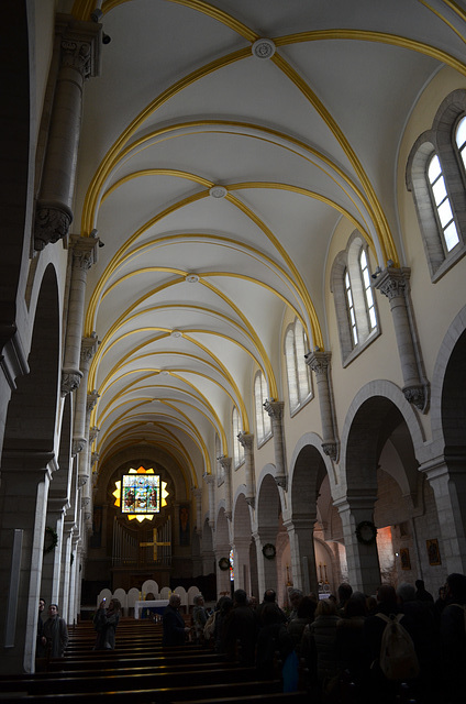 Bethlehem, Interior of the Church of St. Catherine