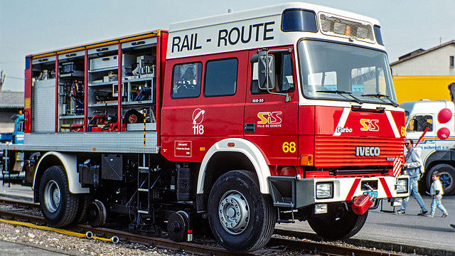 980000 Genève rail-route pompiers