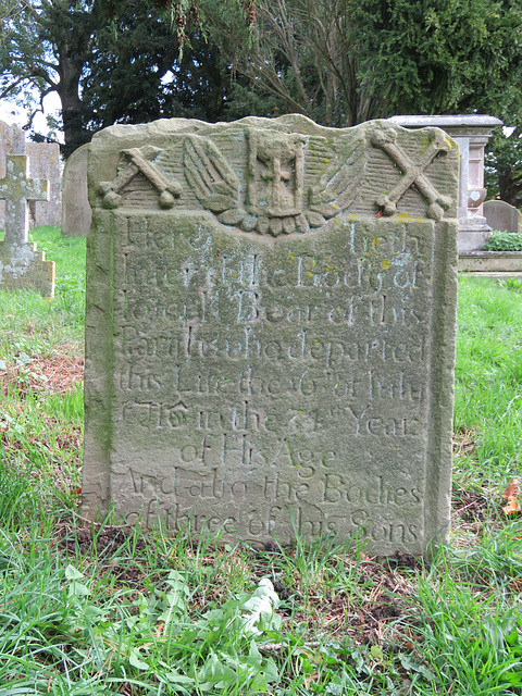 c18 gravestone, ash by sandwich church, kent (3)