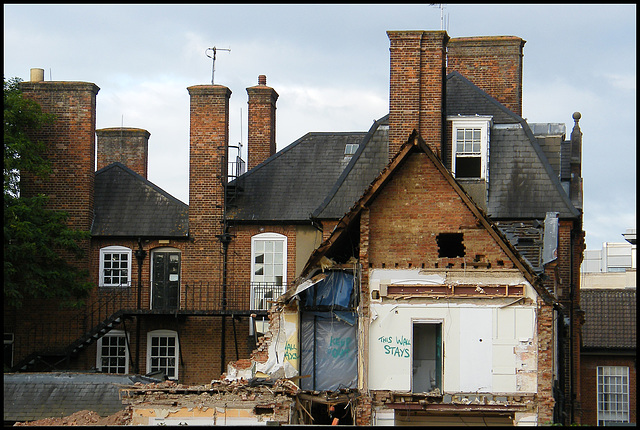 old hospital chimneys