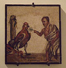 Mosaic with a Dwarf and Roosters in the Naples Archaeological Museum, July 2012