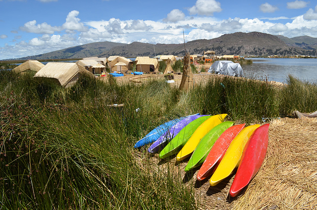 Peru, Uros' Islands, The Village