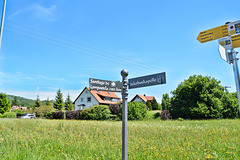 Signpost to Santiago de Compostela