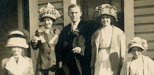 Easter Sunday at the Boarding House, 1912 (Cropped)