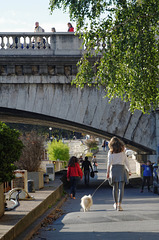 Sur le quai des Tuileries