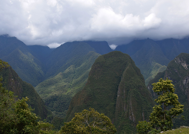 A VIEW FROM MACHU PICCHU