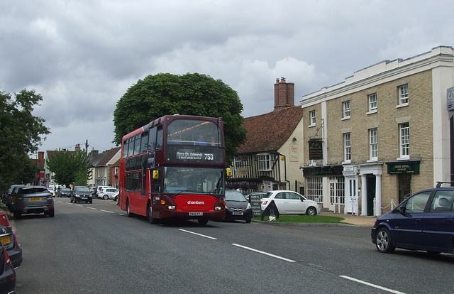 DSCF9022 Chambers (Go-Ahead) 1507 (YN55 PZJ) in Long Melford - 22 Jul 2017 DSCF9022 Chambers (Go-Ahead) 1507 (YN55 PZJ) in Long Melford - 22 Jul 2017