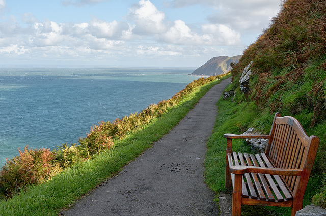 Valley of the Rocks: Coastal path