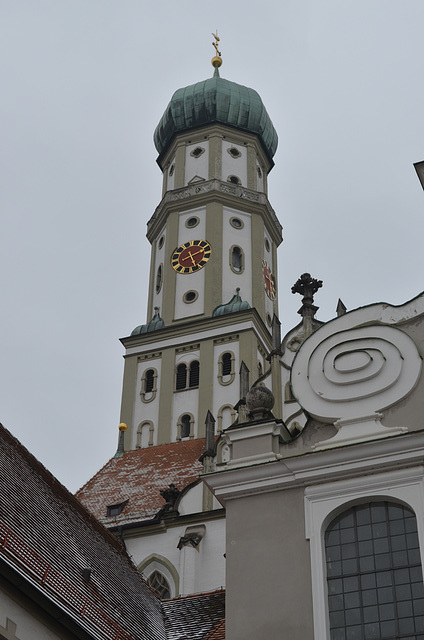 Augsburg, St. Ulrich's and St. Afra's Abbey, Clock Tower