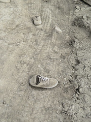 Found Item Mud Sneakers